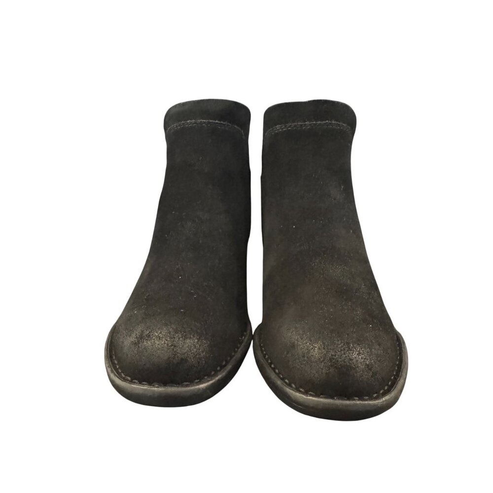 Born Laney Chelsea Boots Women's Black Suede Ankle, Size 6.5M NWOB - Picture 4 of 10